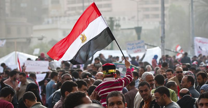 Picture of crowd in Egypt